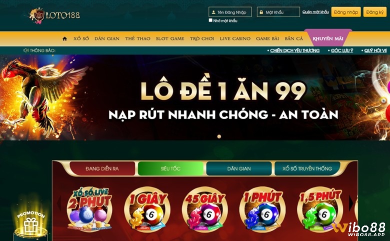 Loto888 - Nhà cái lô đề số 1 Đông Nam Á