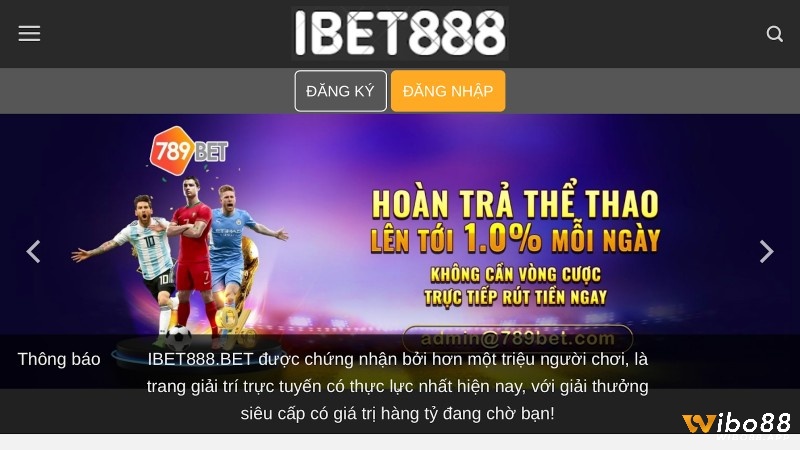 Trang Ibet là trang cá cược có nhiều khuyến mãi hấp dẫn