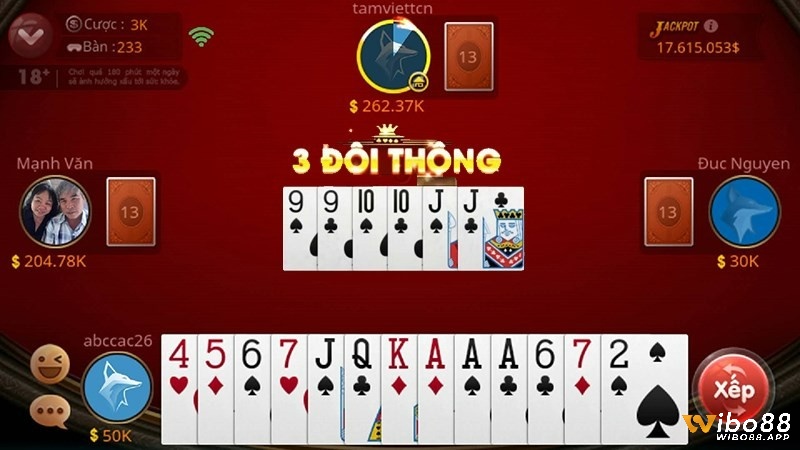 Tiến lên là thể loại game bài quen thuộc, phổ biến