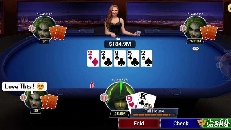 Tỷ lệ tiền thưởng của game bài Poker rất cao