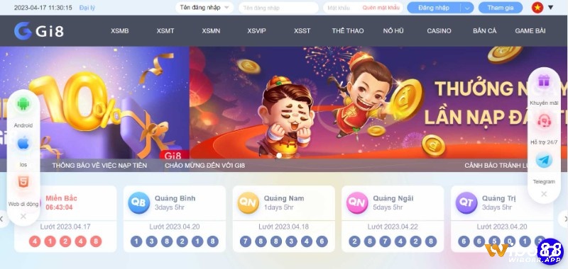 Nhà cái Gi8 quy tụ nhiều sảnh game đình đám hiện nay