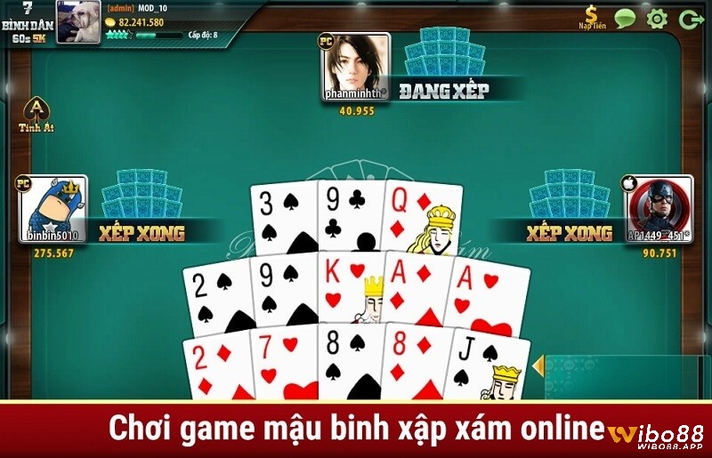 Game mậu binh có luật chơi vô cùng đơn giản