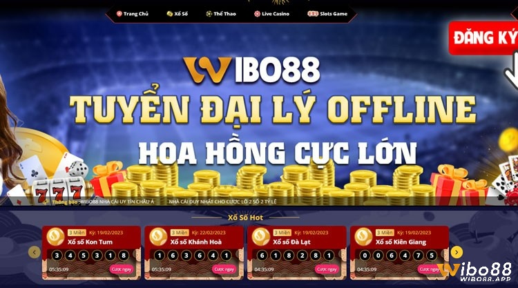 Cổng game tá lả online wibo88