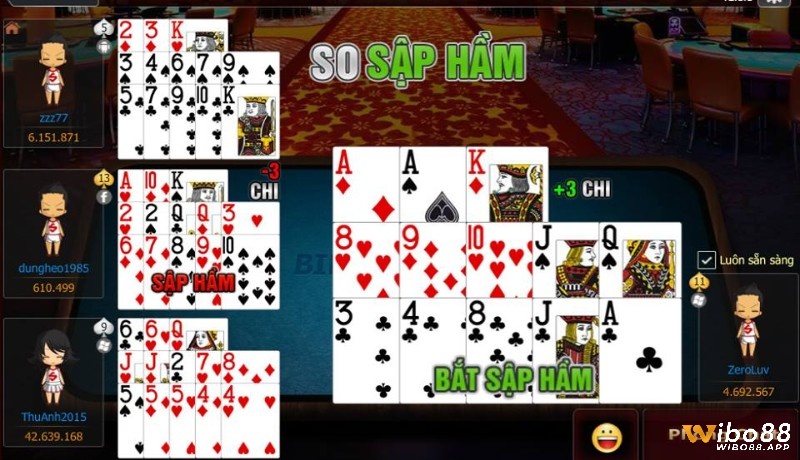 Luật chơi game bài mậu binh được hướng dẫn chi tiết