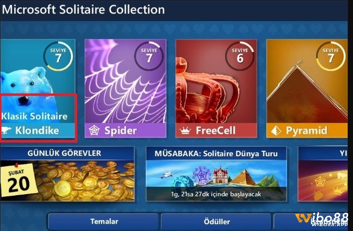 Tìm kiếm ứng dụng Solitaire (Klondike) trên cửa hàng ứng dụng Microsoft