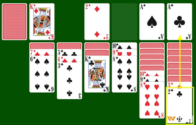 Solitaire chơi được trên cả máy tính và điện thoại