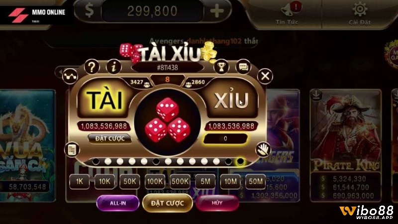 Tài xỉu - game cá cược đầy hấp dẫn