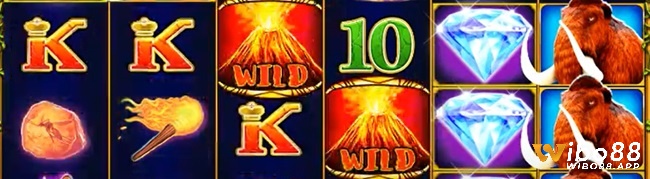 Sự kết hợp các biểu tượng Wild không được trả tiền và chỉ xuất hiện trên cuộn 2 đến 5