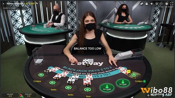 Sòng bạc trực tiếp Betway với nhiều trò chơi thú vị