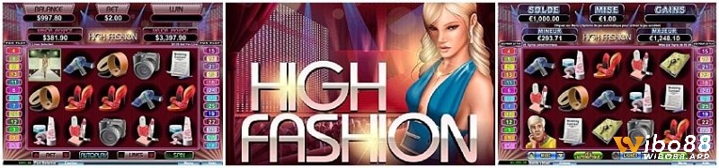 Game slot High Fashion được phát hành bởi Real Time Gaming với chủ đề thời trang cao cấp