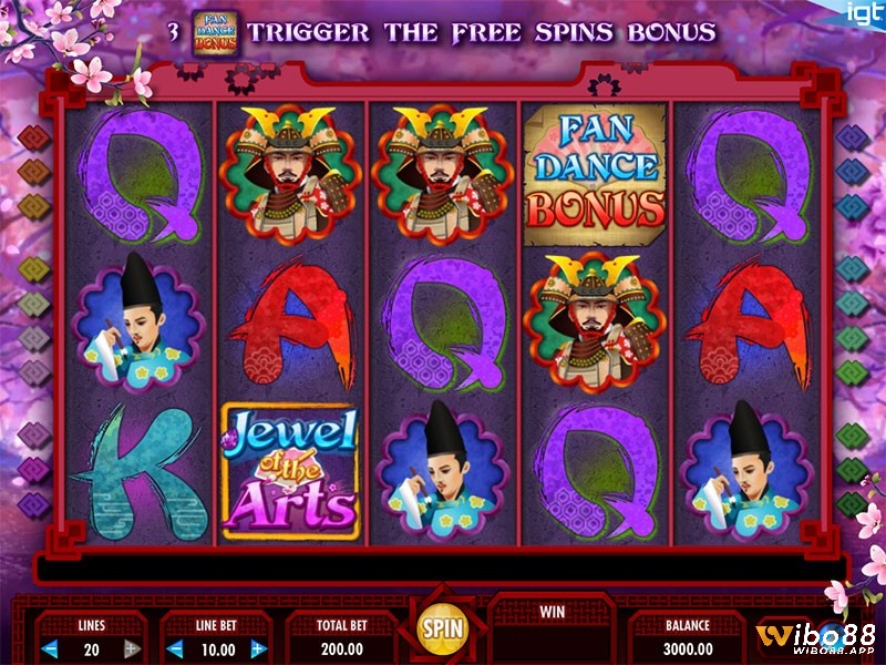 Đây là game slot video 5 cuộn 3 hàng và 20 đường thưởng