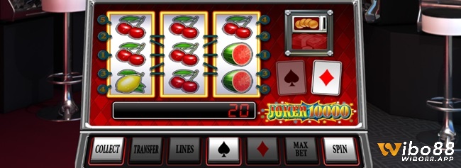 Slot Joker 10 000 Hot lấy cảm hứng từ máy chơi game ngoài đời thực