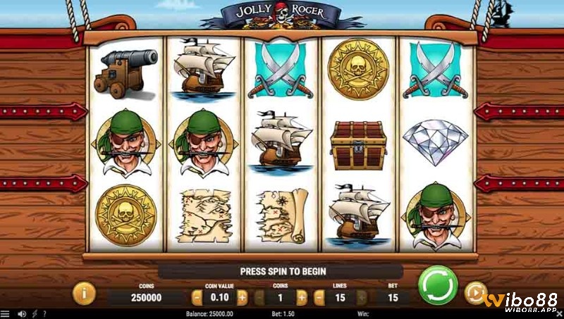 Điều chỉnh cược và quay slot