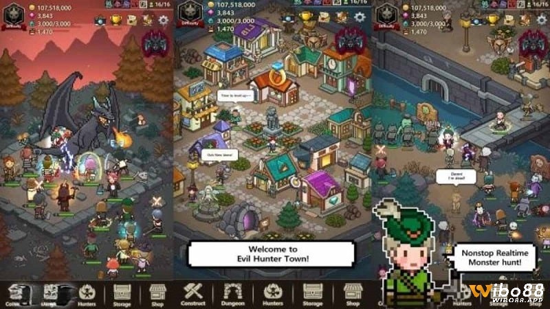 Lối chơi đơn giản đầy thú vị của Game Evil Hunter Tycoon