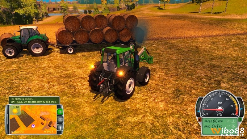 Game Farming Simulator 14 cung cấp một lượng lớn máy móc cho ước mơ xây dựng trang trại của bạn