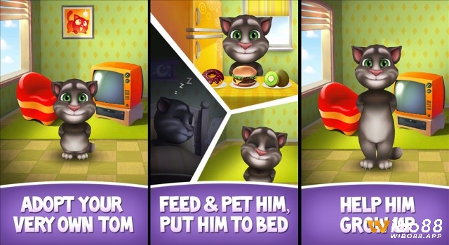 Game My Talking Tom là tựa game mô phỏng việc nuôi thú hấp dẫn