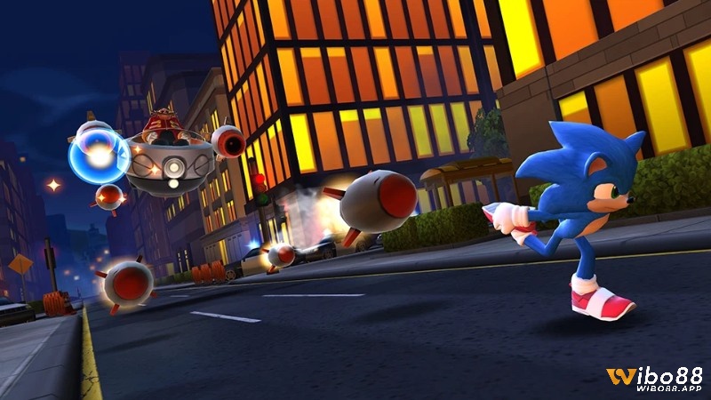 Sonic Dash có đồ họa 3D sáng tạo