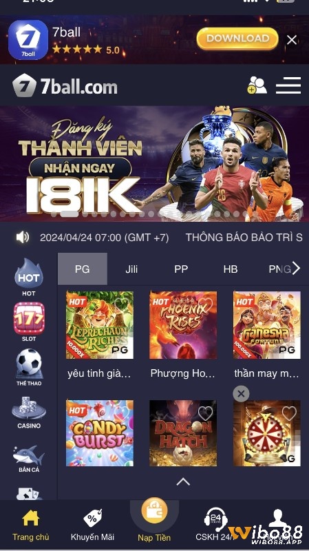 Slot game mang lại niềm hứng thú cho nhiều cược thủ