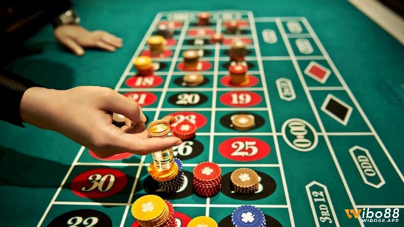 Quy tắc trò chơi roulette ở las vegas - Đặt cược ở vị trí trung tâm