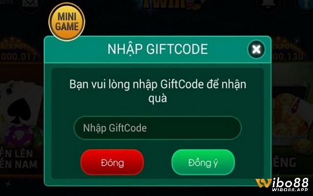 Khám phá 10 giftcode tiến lên miền nam tại wibo88 nhé!